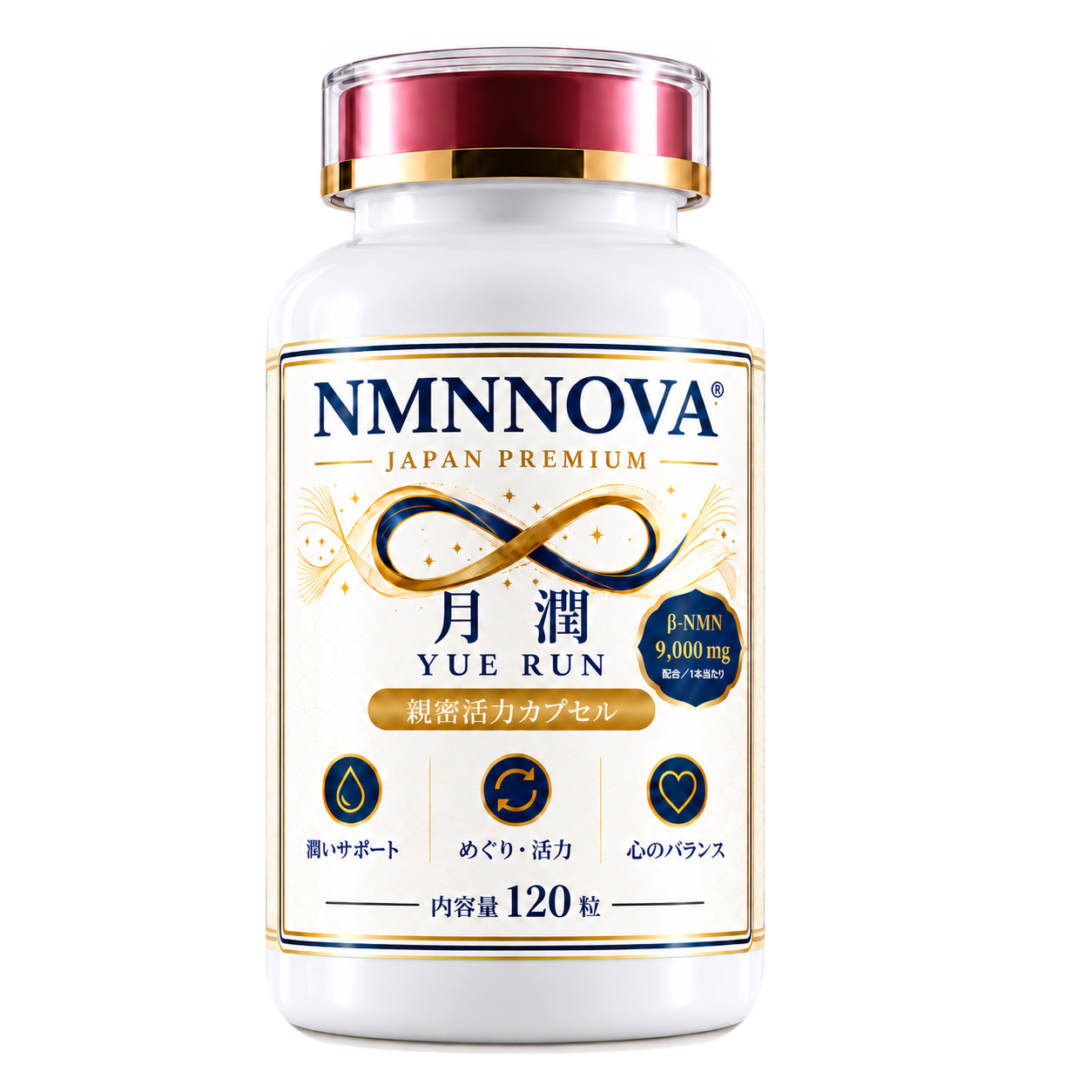 NMNNOVA 月潤 YUE RUN 親密活力膠囊單瓶產品圖